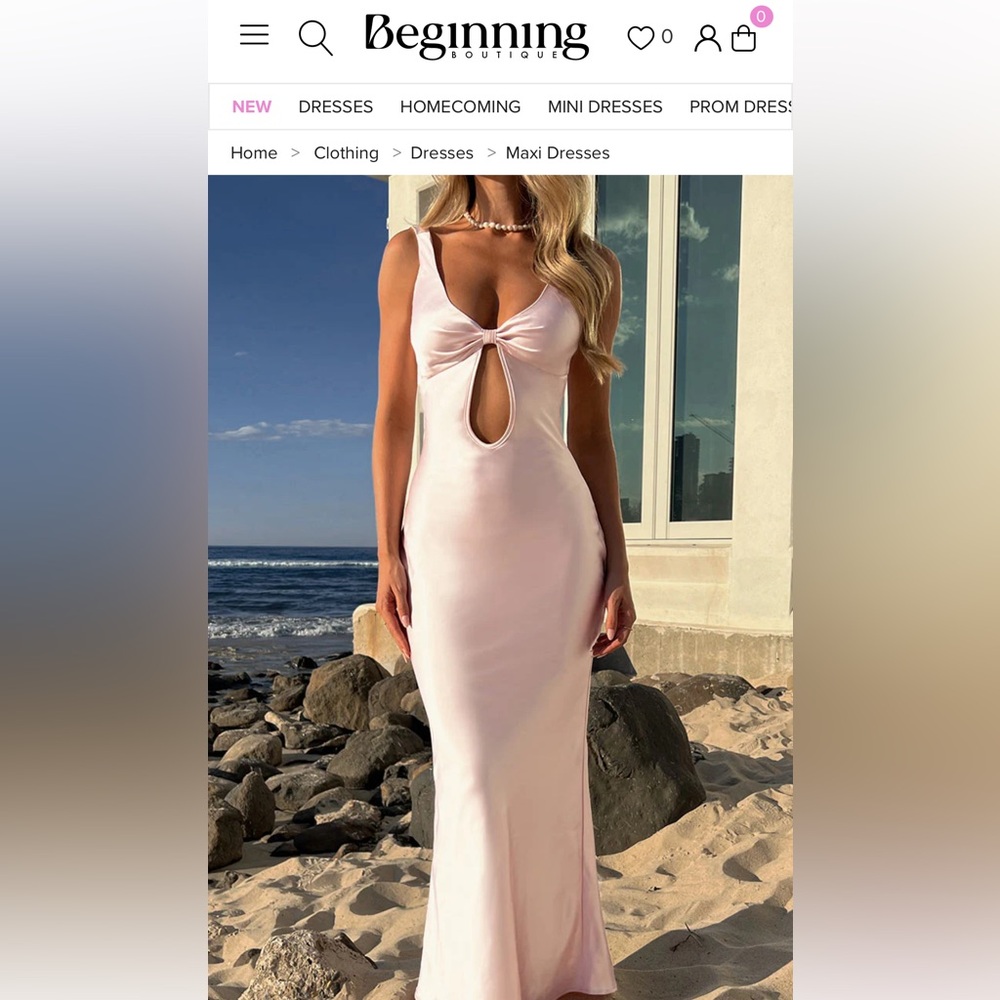 Beginning boutique maxi dress!